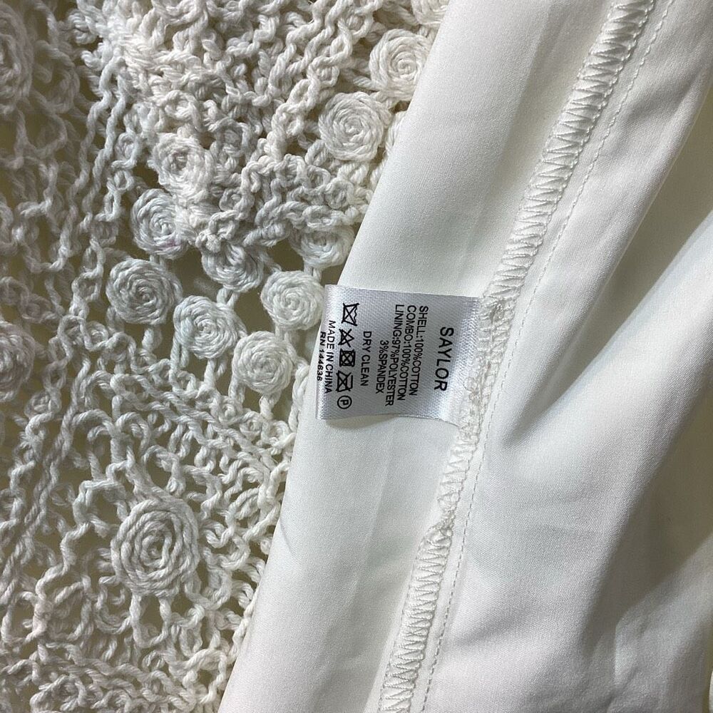 Saylor Aries Diamond‎ Crochet Mini Dress size XS - Picture 16 of 16